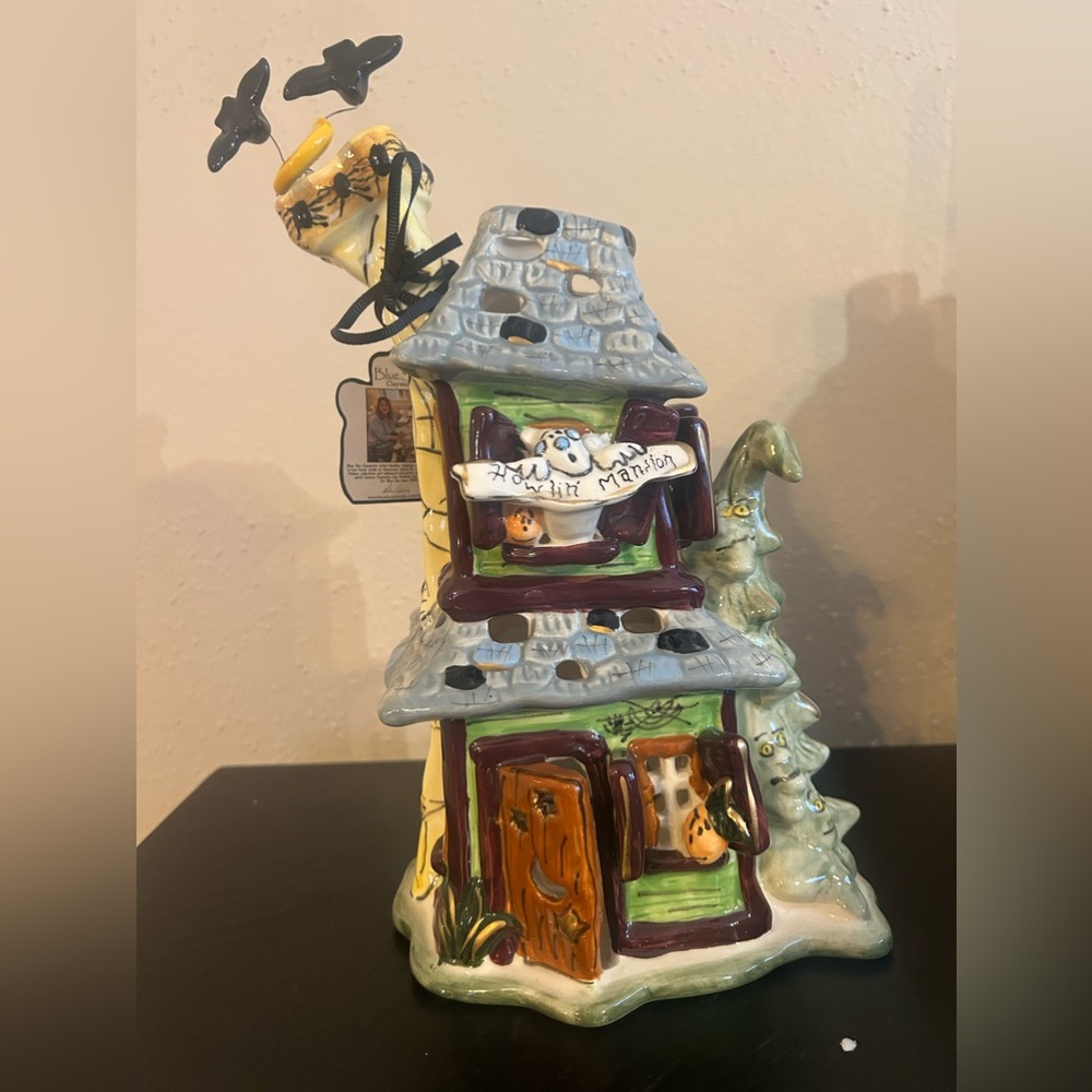 Blue Sky Howlin Mansion Tea Light Cottage